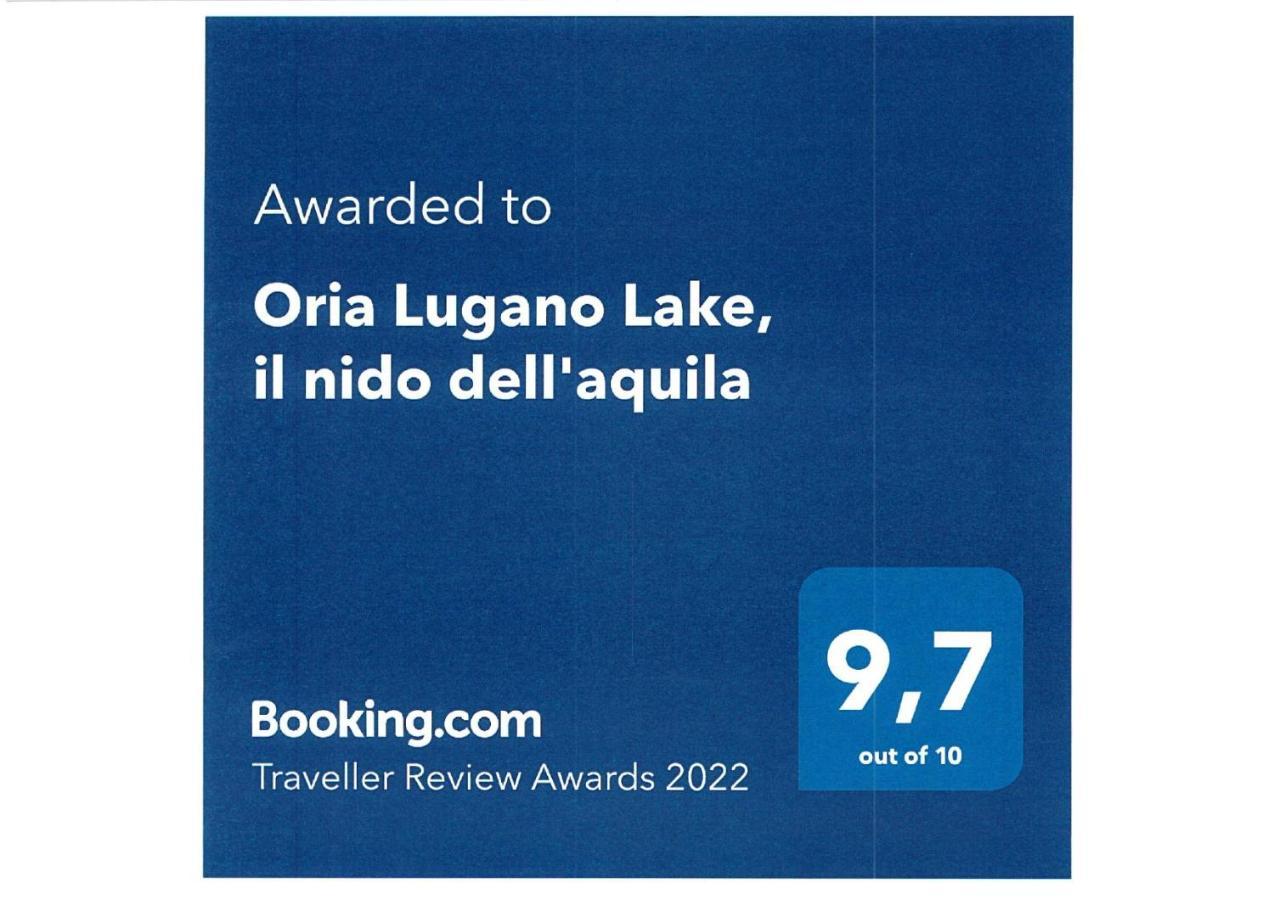 Oria Lugano Lake, Il Nido Dell'Aquila Bagian luar foto